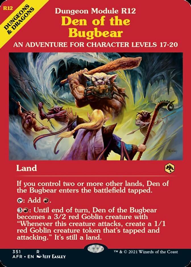 Magic: The Gathering MTG Single Den of the Bugbear (Dungeon Module) [Dungeons & Dragons: Adventures in the Forgotten Realms]