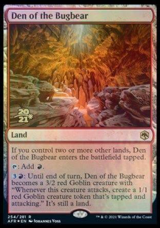 Magic: The Gathering MTG Single Den of the Bugbear [Dungeons & Dragons: Adventures in the Forgotten Realms Prerelease Promos]