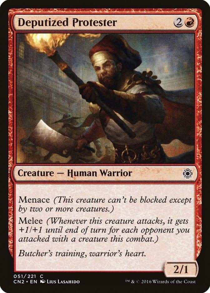 Magic: The Gathering MTG Single Deputized Protester [Conspiracy: Take the Crown]
