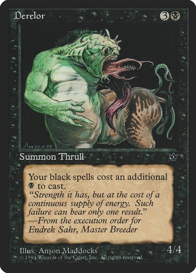 Magic: The Gathering MTG Single Derelor [Fallen Empires]