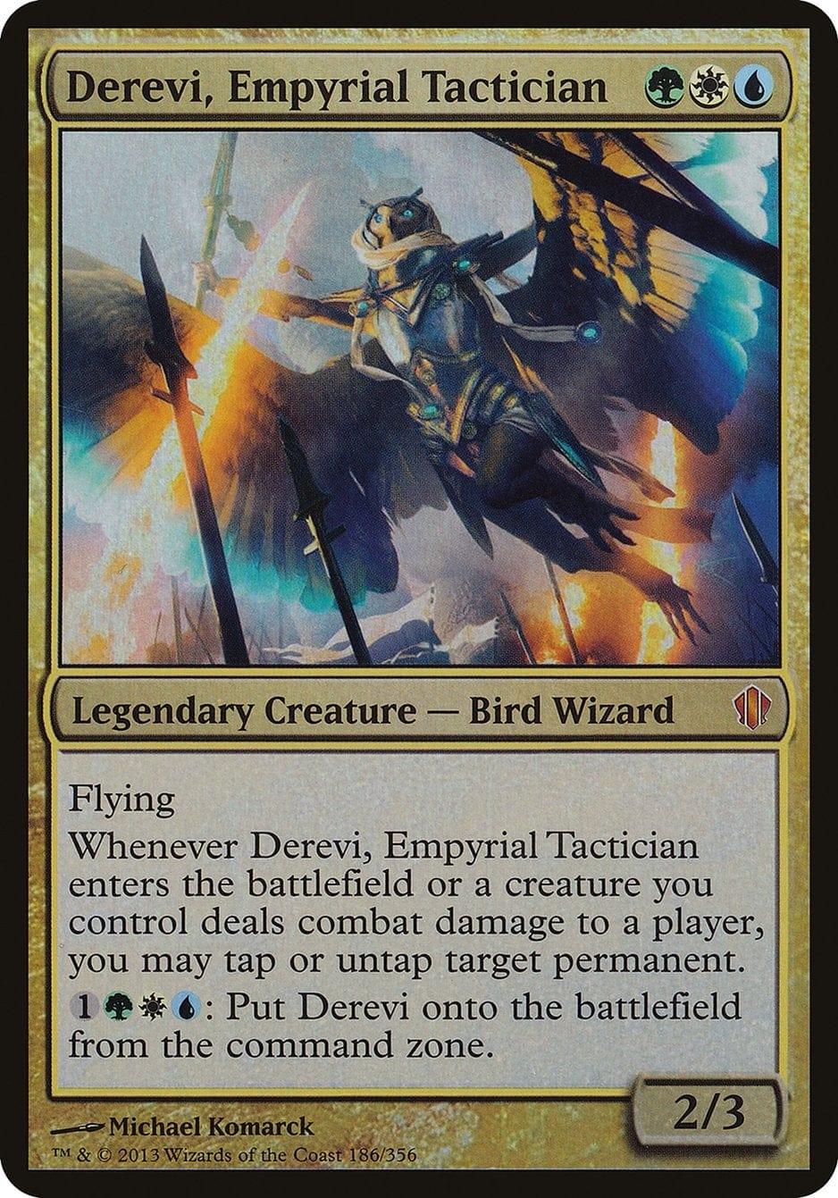 Magic: The Gathering MTG Single Derevi, Empyrial Tactician (Oversized) [Commander 2013 Oversized]