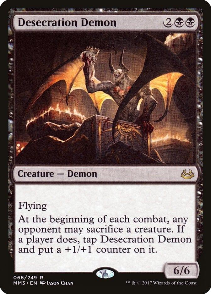 Magic: The Gathering MTG Single Desecration Demon [Modern Masters 2017]