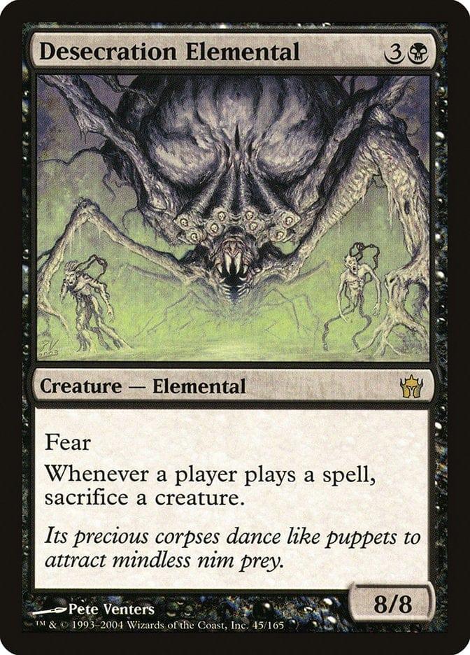 Magic: The Gathering MTG Single Desecration Elemental [Fifth Dawn]