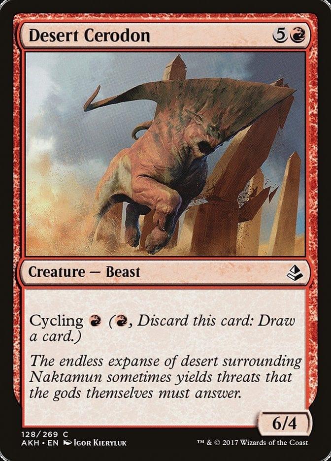 Magic: The Gathering MTG Single Desert Cerodon [Amonkhet]