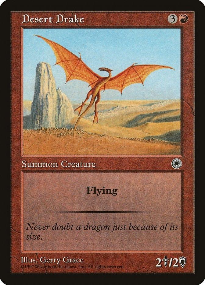 Magic: The Gathering MTG Single Desert Drake [Portal]