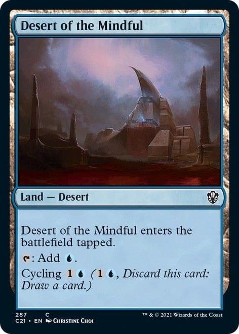 Magic: The Gathering MTG Single Desert of the Mindful [Commander 2021]