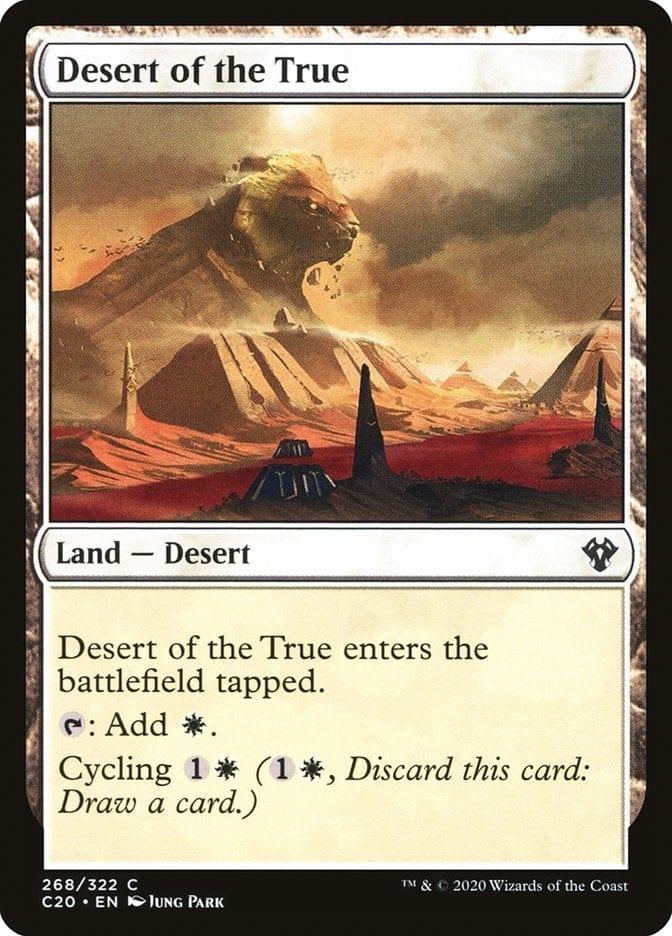 Magic: The Gathering MTG Single Desert of the True [Commander 2020]