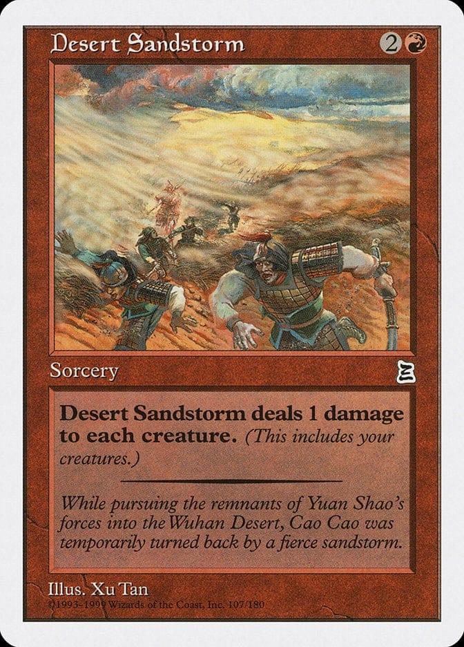 Magic: The Gathering MTG Single Desert Sandstorm [Portal Three Kingdoms]