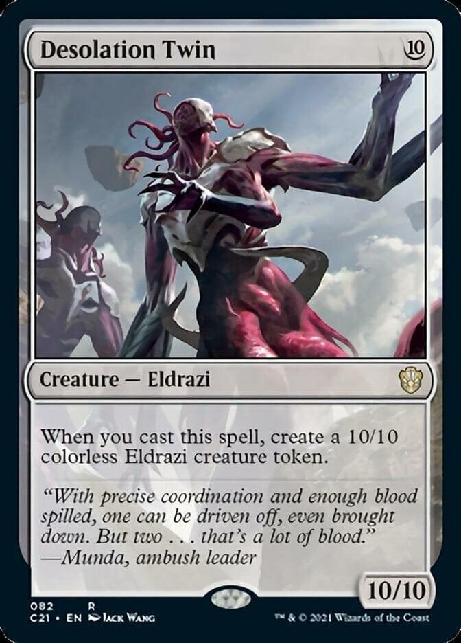 Magic: The Gathering MTG Single Desolation Twin [Commander 2021]