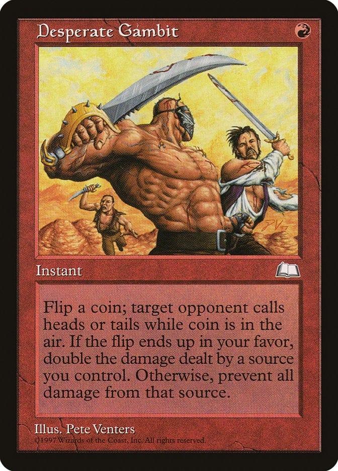 Magic: The Gathering MTG Single Desperate Gambit [Weatherlight]