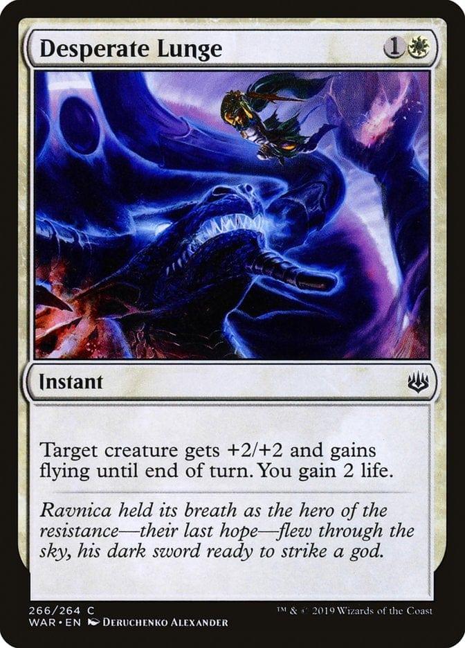 Magic: The Gathering MTG Single Desperate Lunge [War of the Spark]