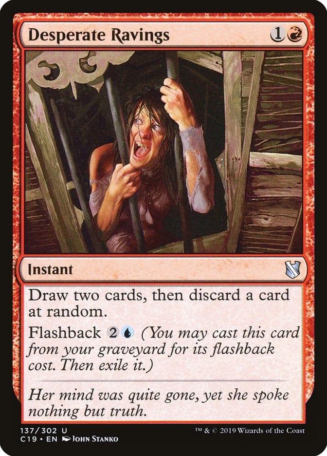 Magic: The Gathering MTG Single Desperate Ravings [Commander 2019]