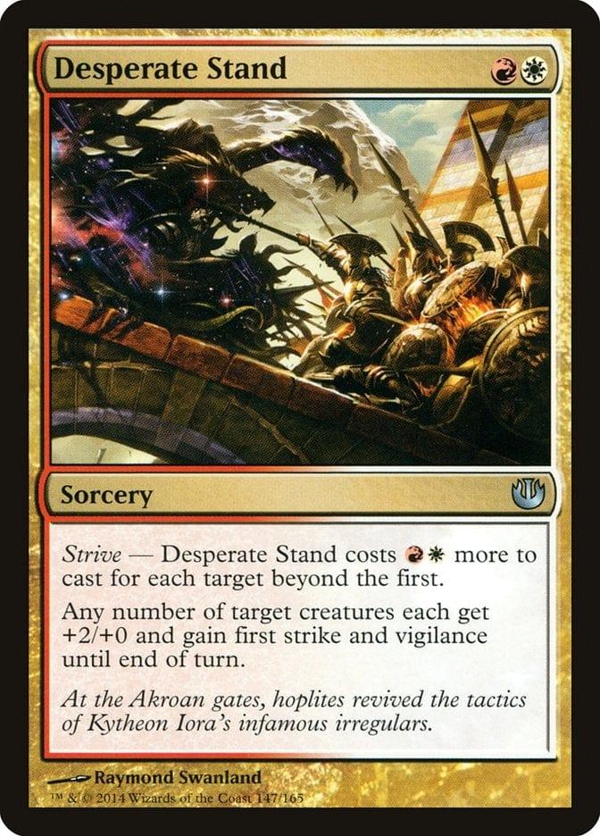 Magic: The Gathering MTG Single Desperate Stand [Journey into Nyx]