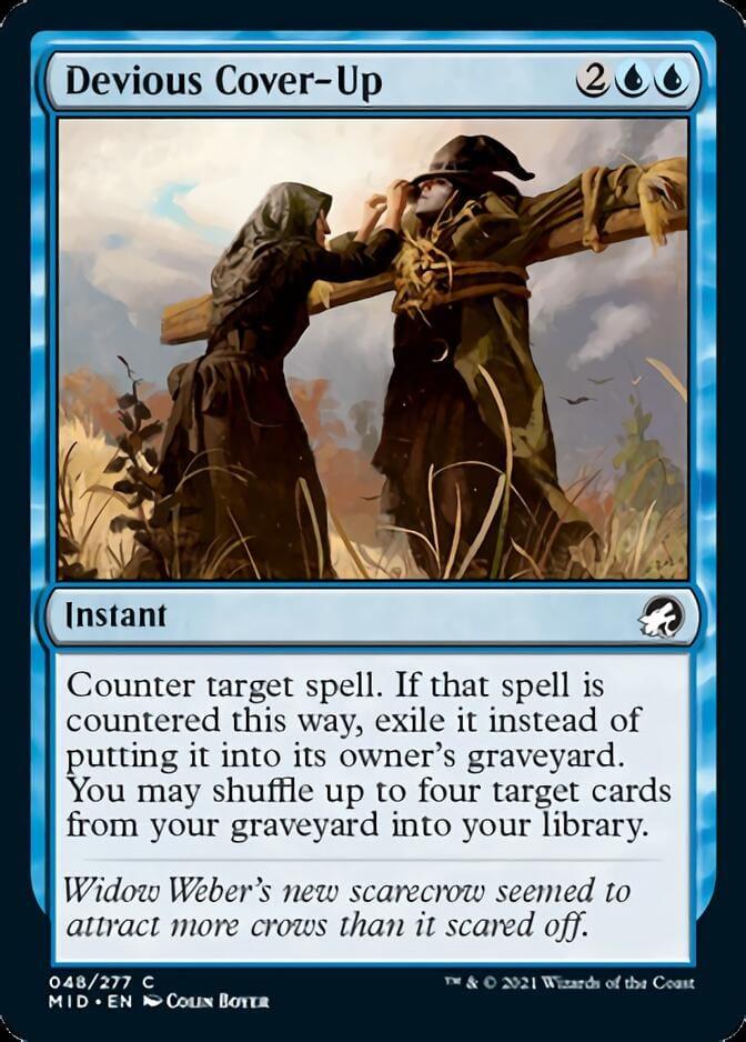 Magic: The Gathering MTG Single Devious Cover-Up [Innistrad: Midnight Hunt]