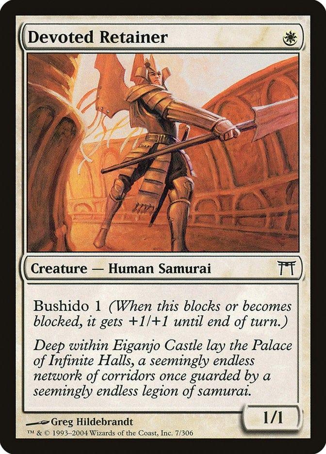 Magic: The Gathering MTG Single Devoted Retainer [Champions of Kamigawa]