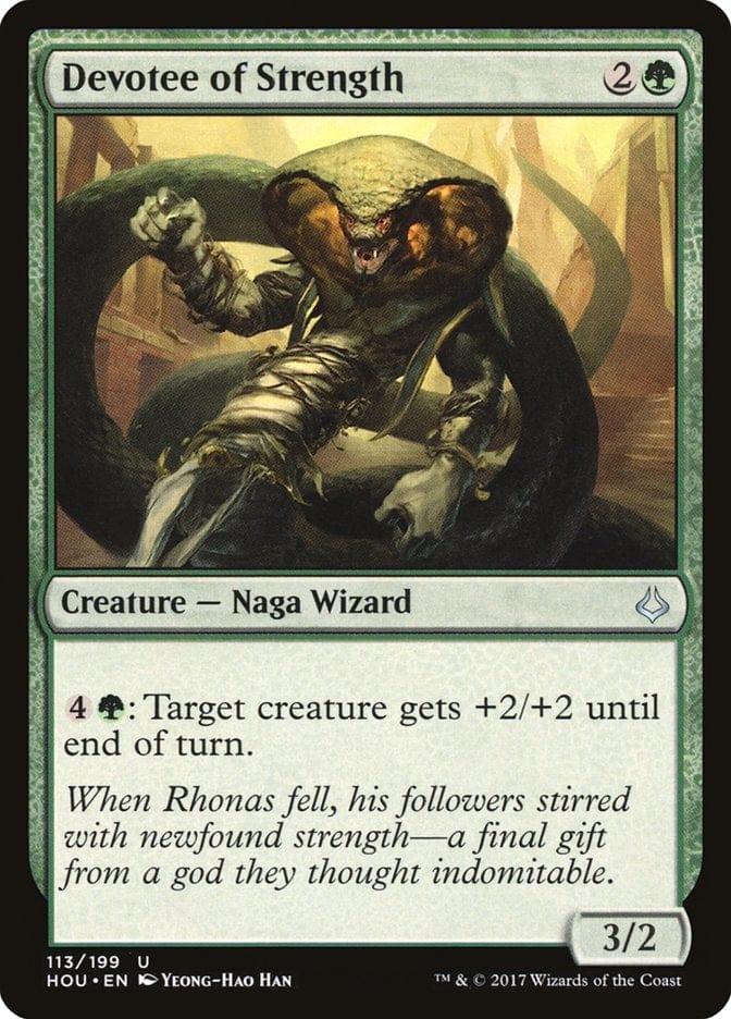 Magic: The Gathering MTG Single Devotee of Strength [Hour of Devastation]