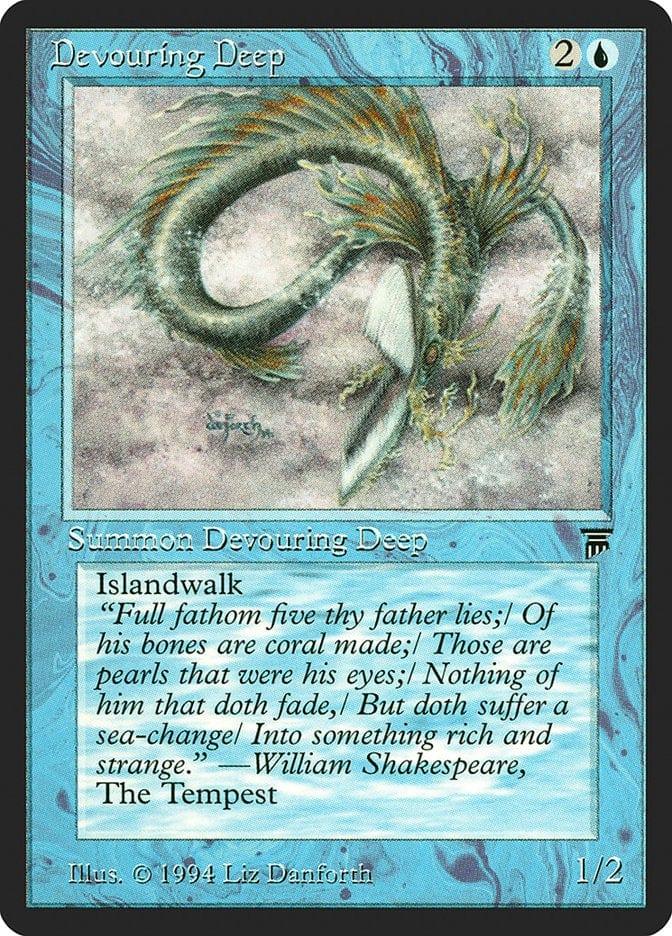 Magic: The Gathering MTG Single Devouring Deep [Legends]