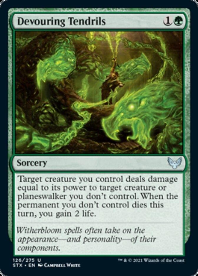 Magic: The Gathering MTG Single Devouring Tendrils [Strixhaven: School of Mages]