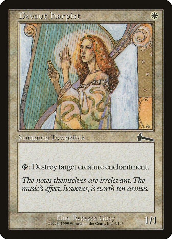 Magic: The Gathering MTG Single Devout Harpist [Urza's Legacy]