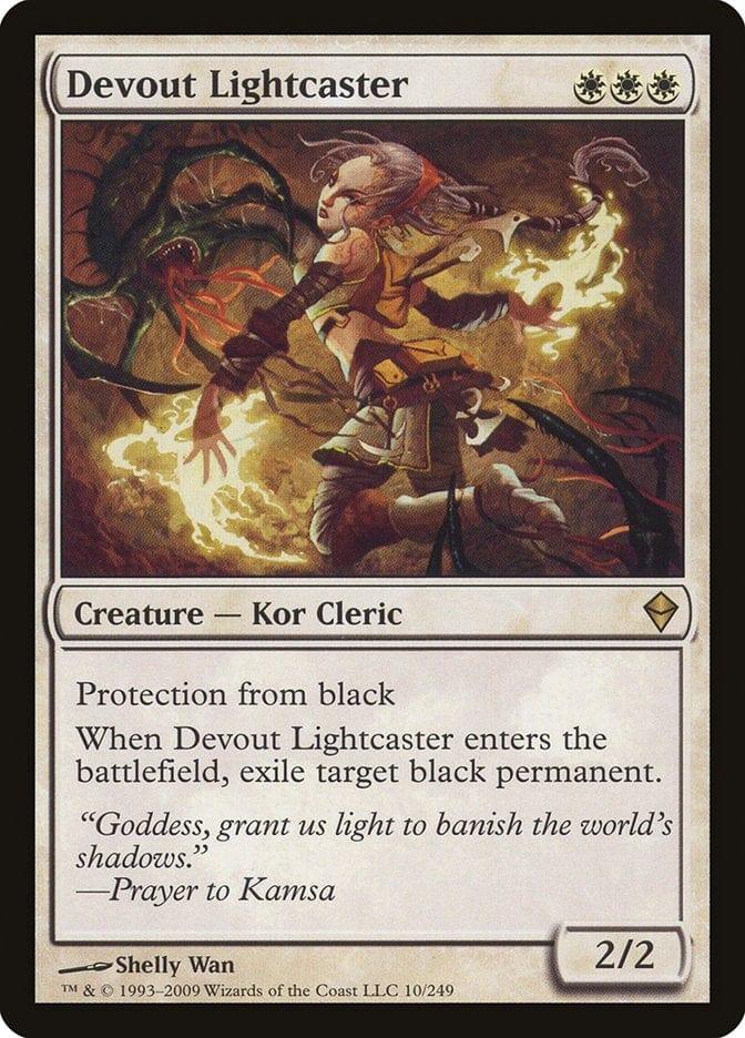 Magic: The Gathering MTG Single Devout Lightcaster [Zendikar]