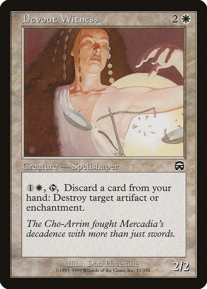 Magic: The Gathering MTG Single Devout Witness [Mercadian Masques]