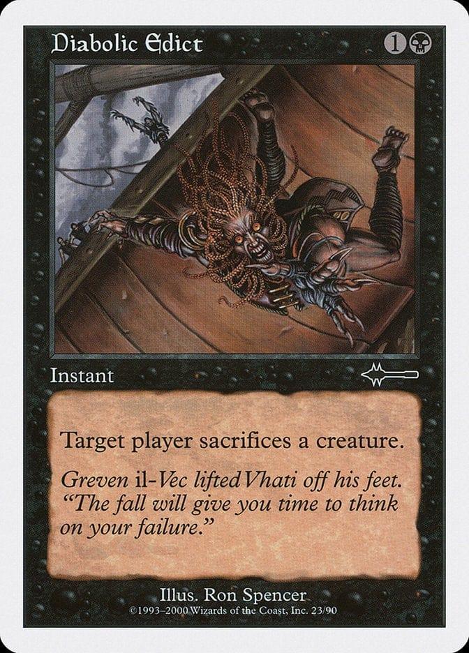 Magic: The Gathering MTG Single Diabolic Edict [Beatdown Box Set]