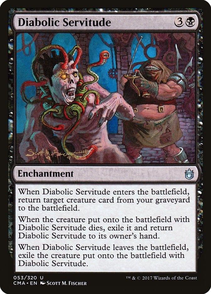 Magic: The Gathering MTG Single Diabolic Servitude [Commander Anthology]