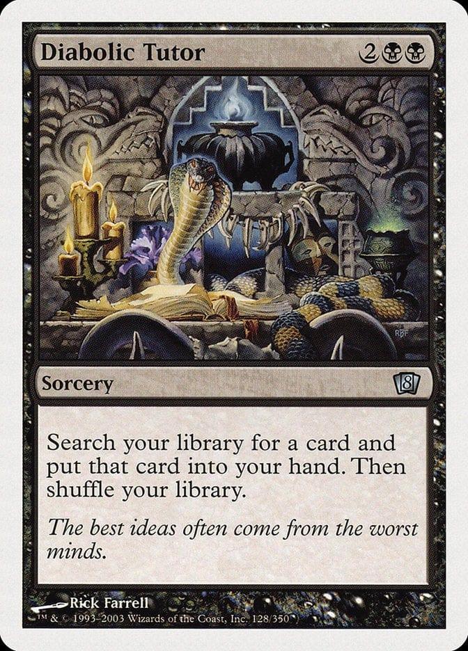 Magic: The Gathering MTG Single Diabolic Tutor [Eighth Edition]