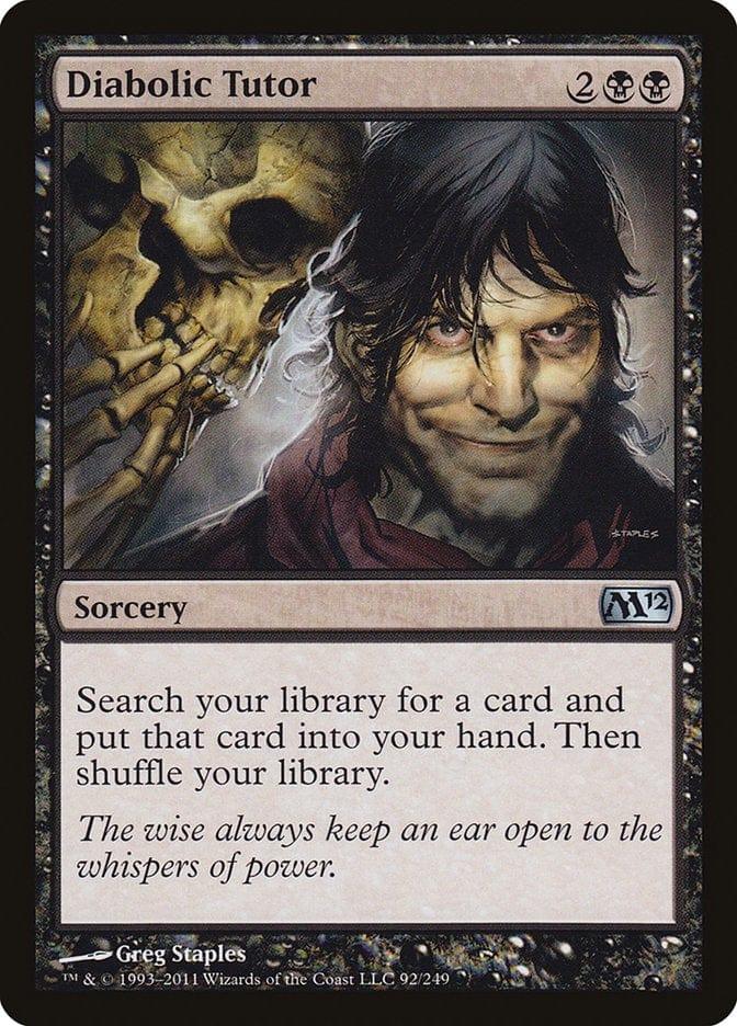Magic: The Gathering MTG Single Diabolic Tutor [Magic 2012]