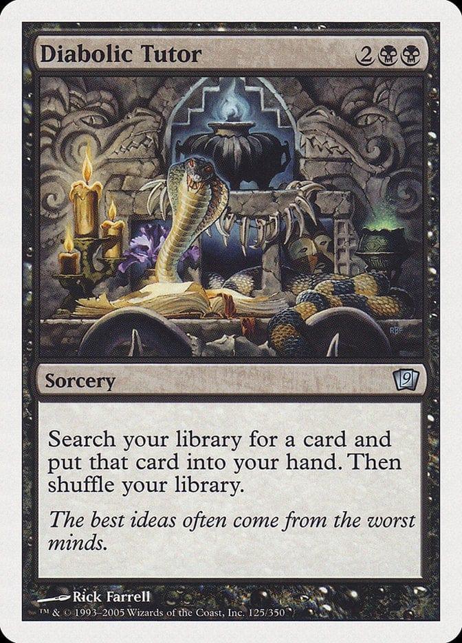 Magic: The Gathering MTG Single Diabolic Tutor [Ninth Edition]