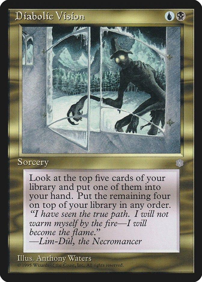 Magic: The Gathering MTG Single Diabolic Vision [Ice Age]