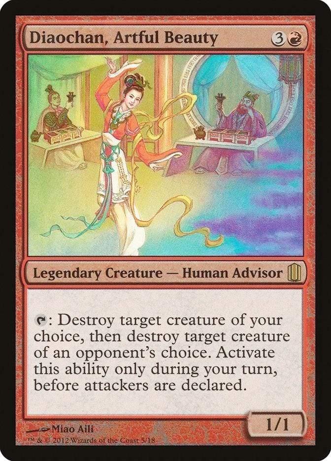 Magic: The Gathering MTG Single Diaochan, Artful Beauty [Commander's Arsenal]