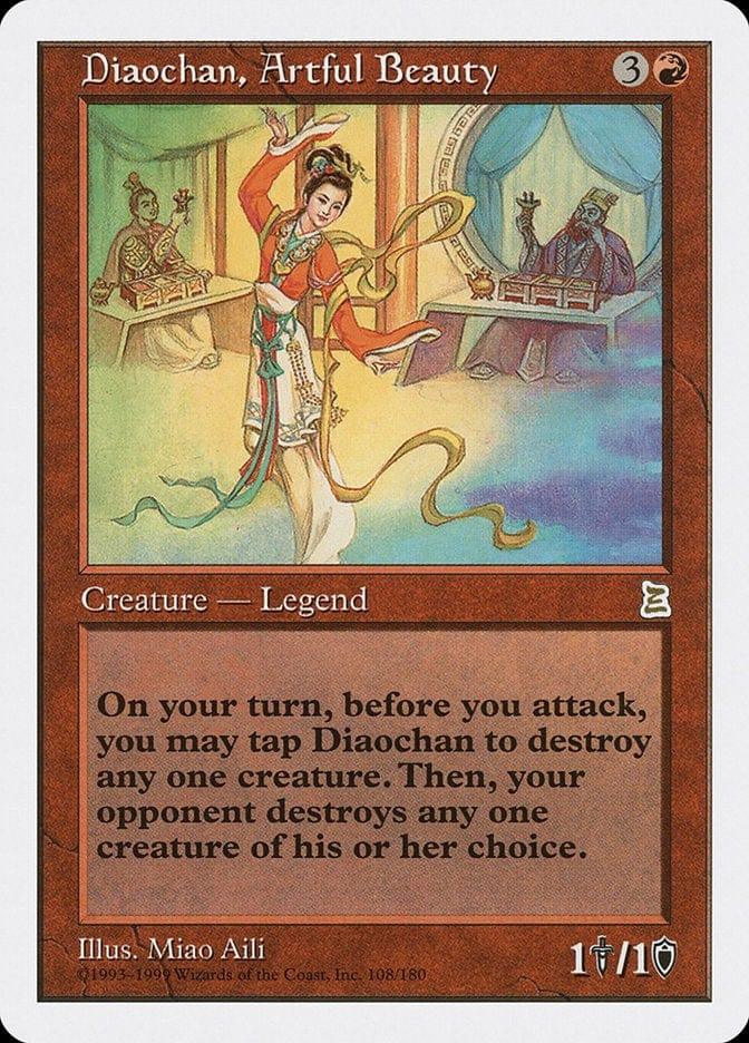 Magic: The Gathering MTG Single Diaochan, Artful Beauty [Portal Three Kingdoms]