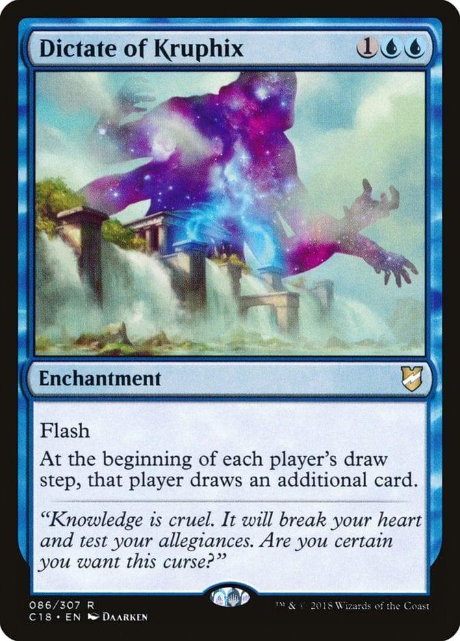 Magic: The Gathering MTG Single Dictate of Kruphix [Commander 2018]