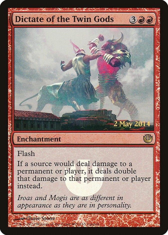 Magic: The Gathering MTG Single Dictate of the Twin Gods (Launch) [Journey into Nyx Promos]