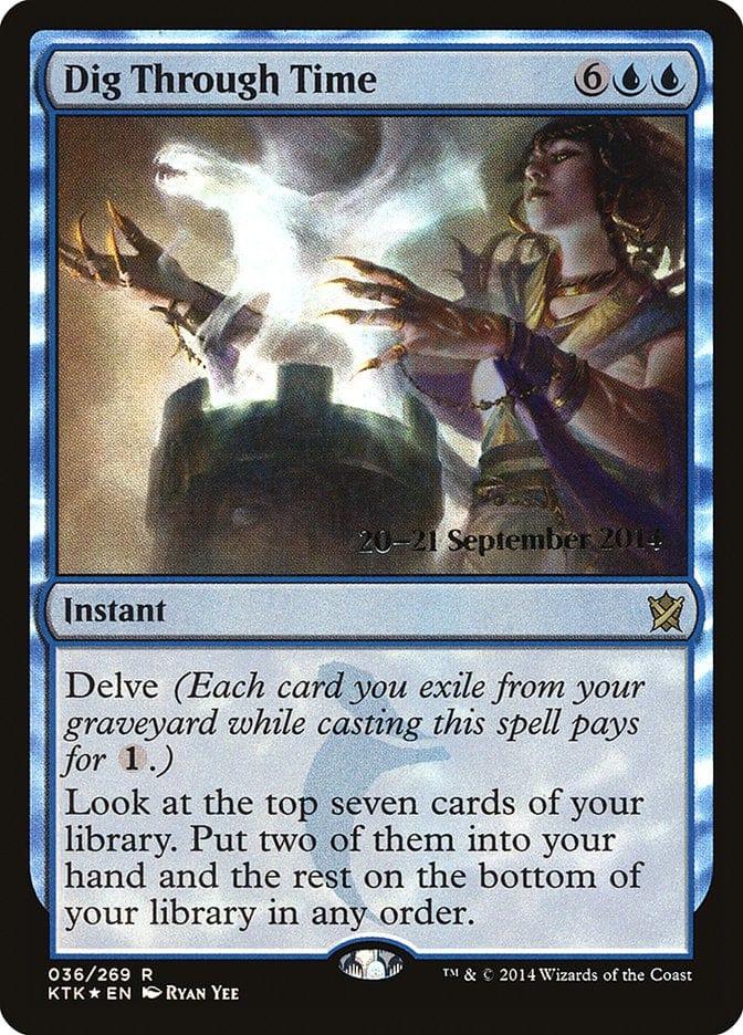 Magic: The Gathering MTG Single Dig Through Time  [Khans of Tarkir Prerelease Promos]