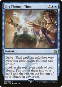 Magic: The Gathering MTG Single Dig Through Time [Khans of Tarkir Promos]