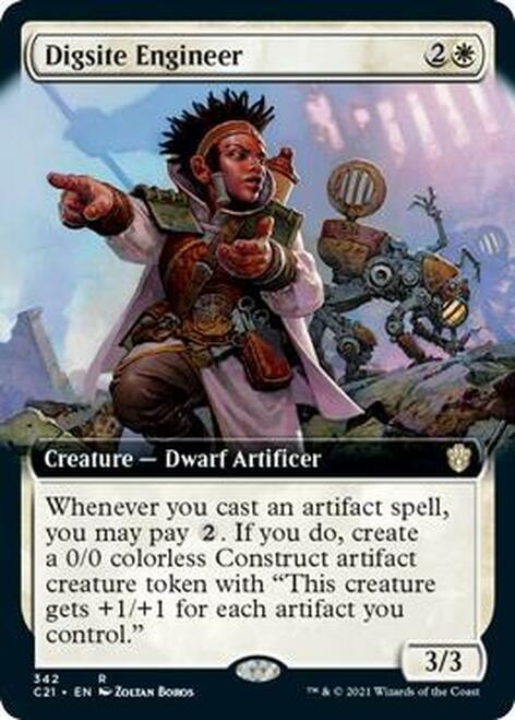 Magic: The Gathering MTG Single Digsite Engineer (Extended) [Commander 2021]