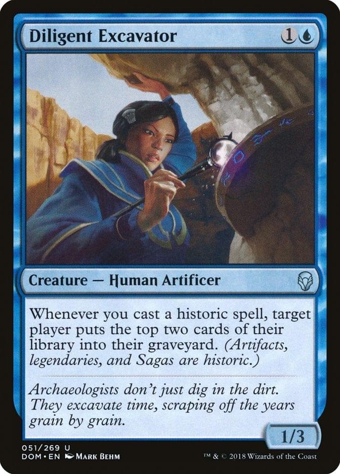 Magic: The Gathering MTG Single Diligent Excavator [Dominaria]