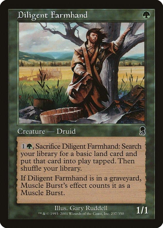 Magic: The Gathering MTG Single Diligent Farmhand [Odyssey]