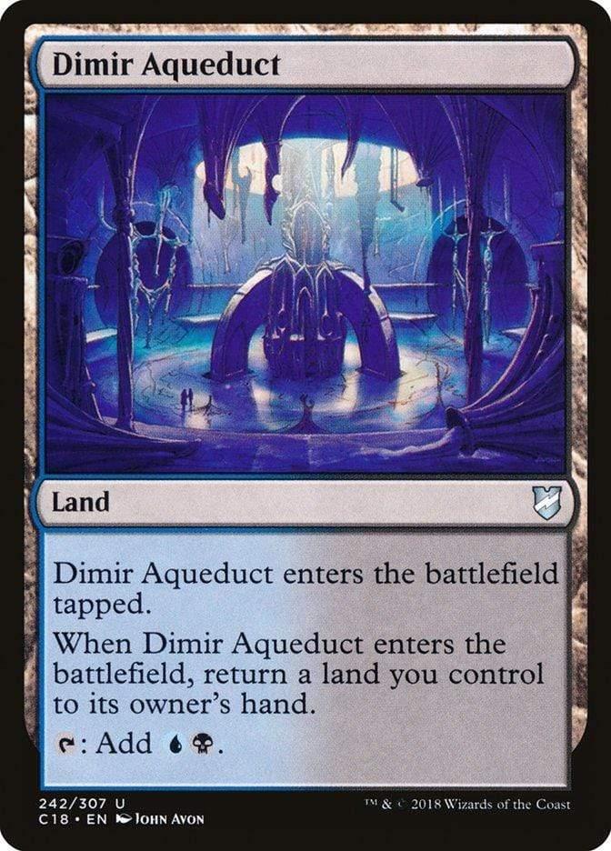 Magic: The Gathering MTG Single Dimir Aqueduct [Commander 2018]