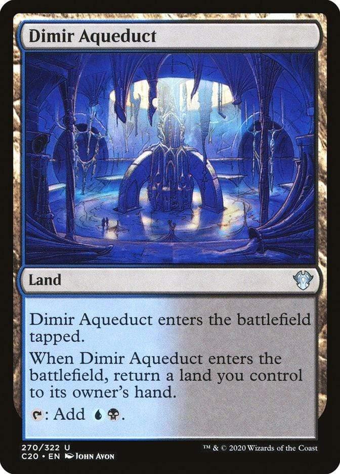 Magic: The Gathering MTG Single Dimir Aqueduct [Commander 2020]