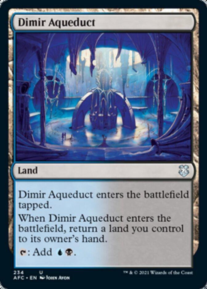 Magic: The Gathering MTG Single Dimir Aqueduct [Dungeons & Dragons: Adventures in the Forgotten Realms Commander]