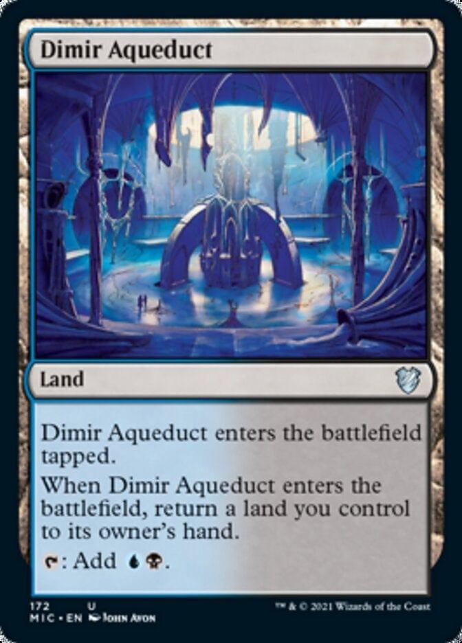 Magic: The Gathering MTG Single Dimir Aqueduct [Innistrad: Midnight Hunt Commander]