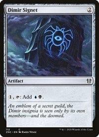 Magic: The Gathering MTG Single Dimir Signet [Zendikar Rising Commander]