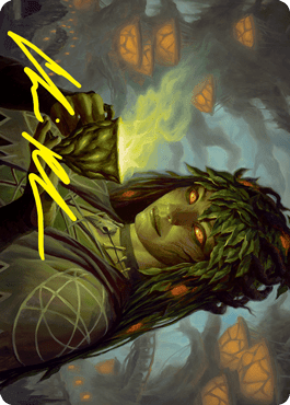 Magic: The Gathering MTG Single Dina, Soul Steeper Art Card (Gold-Stamped Signature) [Strixhaven: School of Mages Art Series]