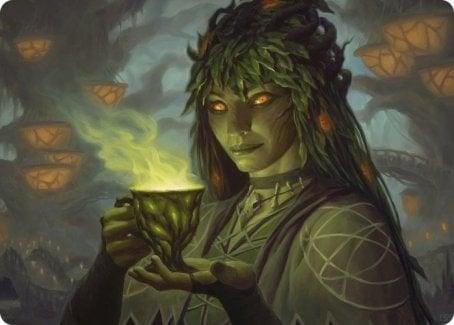 Magic: The Gathering MTG Single Dina, Soul Steeper Art Card [Strixhaven: School of Mages Art Series]
