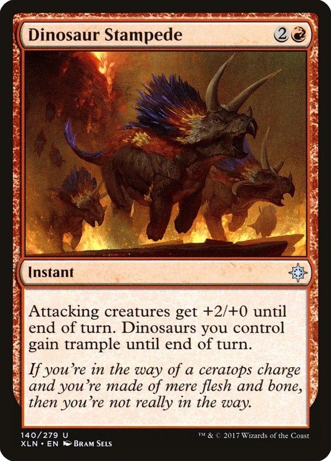 Magic: The Gathering MTG Single Dinosaur Stampede [Ixalan]