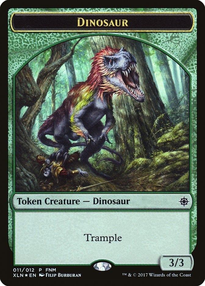 Magic: The Gathering MTG Single Dinosaur // Treasure [Friday Night Magic 2017]