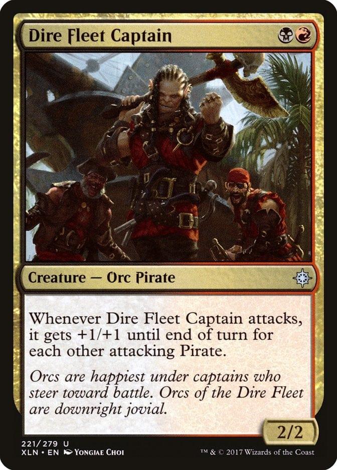 Magic: The Gathering MTG Single Dire Fleet Captain [Ixalan]